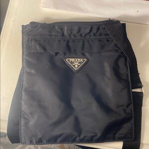 Prada Black Nylon Shoulder Bag
